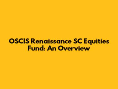 OSCIS Renaissance SC Equities Fund: An Overview